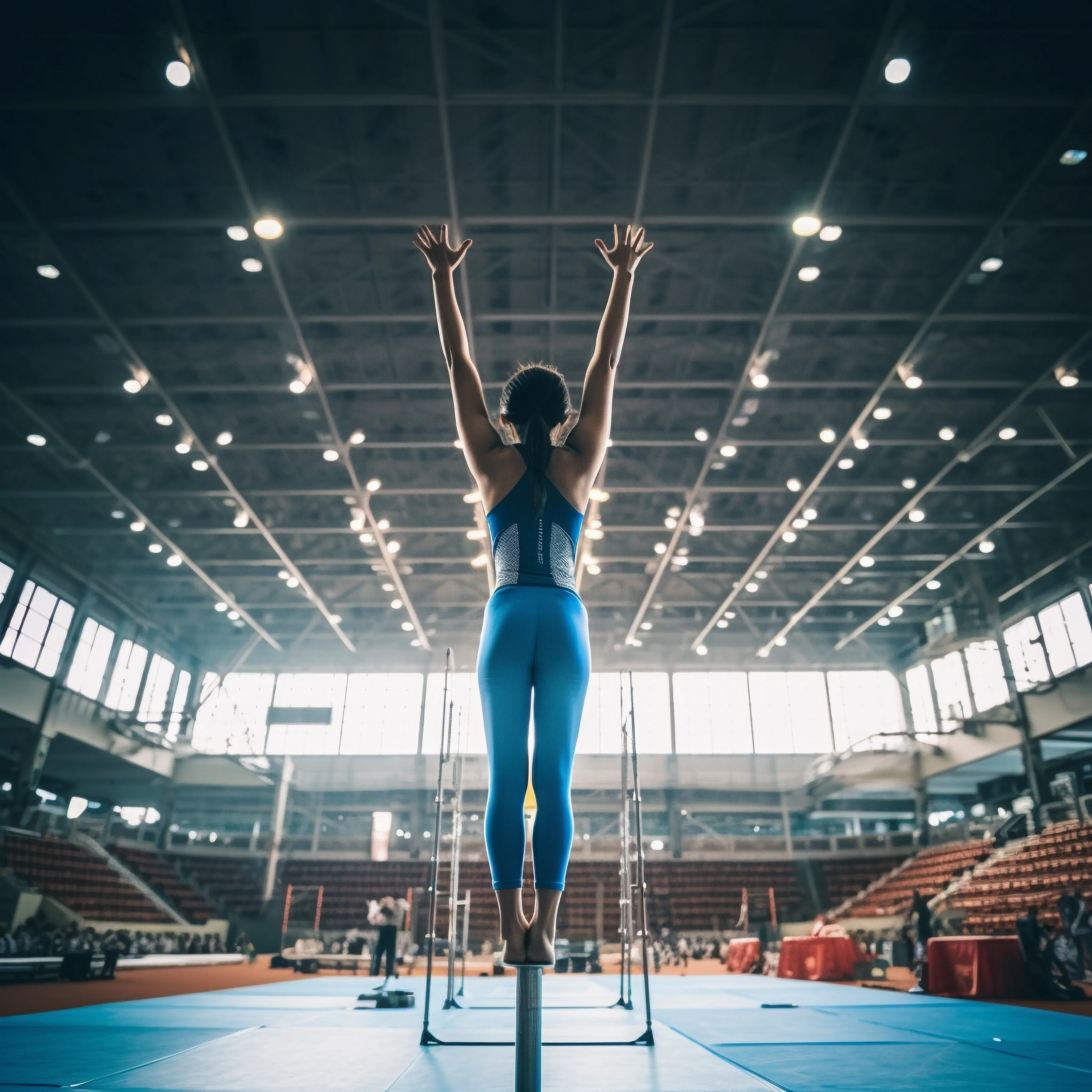 Athlete exercising